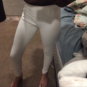 white jeggings